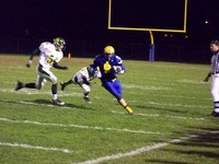 Senior Mark Lorenz runs for a big gain vs Williamsville North Senior Mark Lorenz runs for a big gain vs Williamsville North
