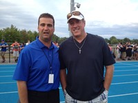 Matt Perillo with HOF Jim Kelly Matt Perillo with HOF Jim Kelly