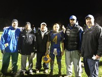 Steve Riggs breaks the single season rushing record Steve Riggs breaks the single season rushing record