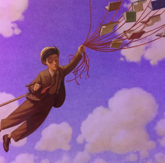 flying books